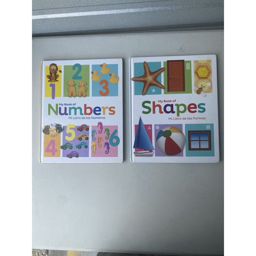 Southwestern Advantage My Book Of Numbers Shapes Bilingual English Spanish
